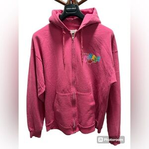 2 for $25 Ladies Pink Hoodie sweater size Large